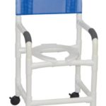 Standard PVC Shower Chair on Wheels